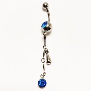 DANGLING BELLY BUTTON NAVEL RING